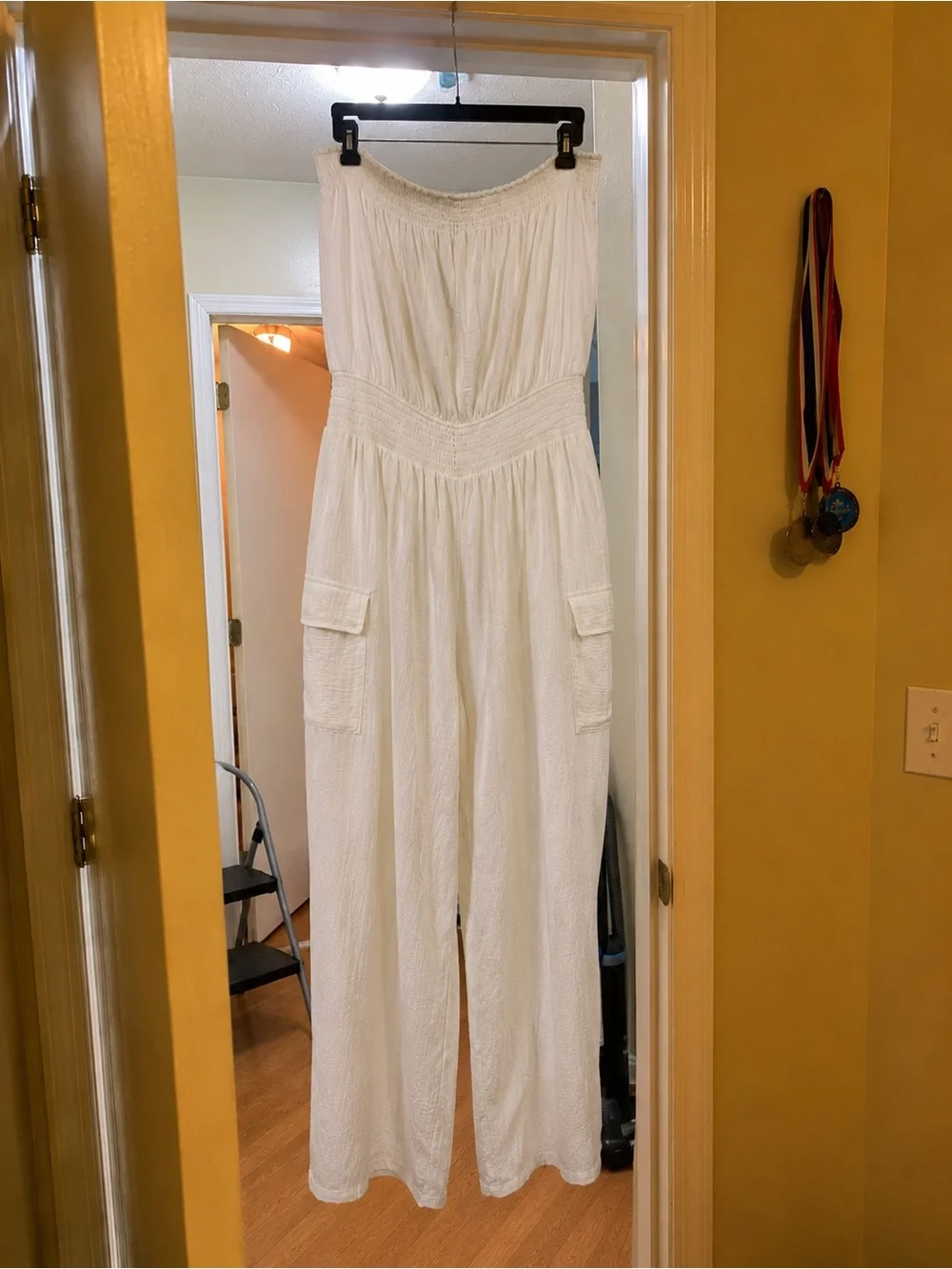 T.J.Maxx Wide-Leg Jumpsuit in White - Picture 5 of 5